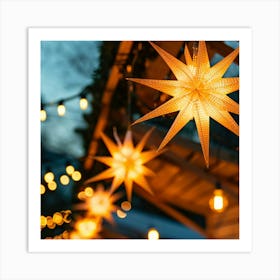 Christmas Lights 4 Art Print