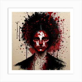 Splatter Painting Art Print