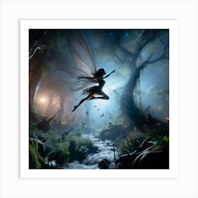 Flying Fairy Art Print