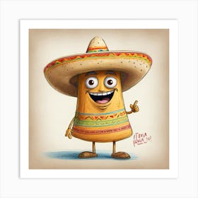 Mexican Cartoon Art Print