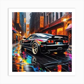 Car On The Street Art Print