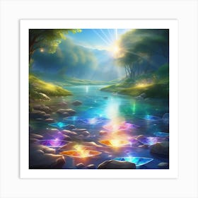 Lily Pond 9 Art Print