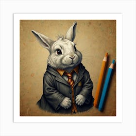 Harry Potter Rabbit 2 Art Print