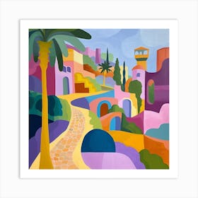 Abstract Park Collection Parc De La Ciutadella Barcelona 4 Art Print