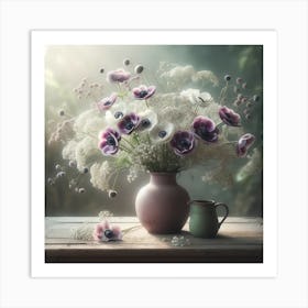 Flowers In A Vase 10 Art Print