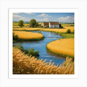 England Countryside Art Print