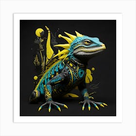 Iguana Art Print