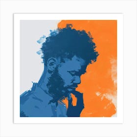 Man With A Beard 1 Art Print