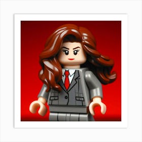 Lego Woman In Business Suit Art Print