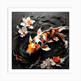 Koi Fish Art Print