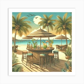 Beach Bar Art Print