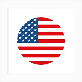 American Flag 3 Art Print