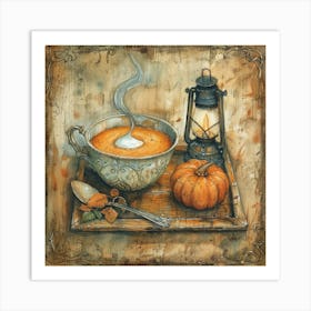 Pumpkin Soup Art Print