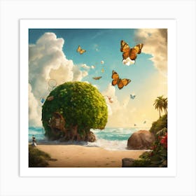 Fairytale Island Art Print