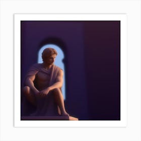 Statue Of Aphrodite 8 Art Print