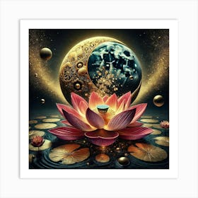 Lotus Flower 154 Art Print