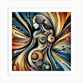 Expressions 4 Art Print