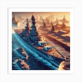 World Of Warships Art Print