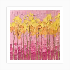Yellow Trees 1 Art Print