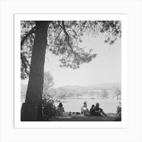 Untitled Photo, Possibly Related To Klamath Falls, Oregon, Sunday Afternoon In The City Park By Russell Lee 3 Art Print