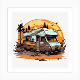 Rv Camper 7 Art Print