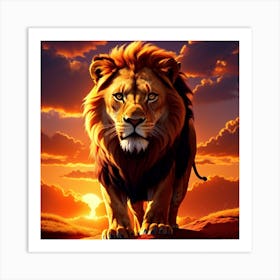 The lion king Art Print