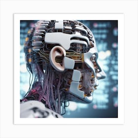 Humanoid Robot 9 Art Print