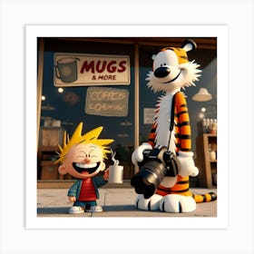 Calvin & Hobbes Art Print