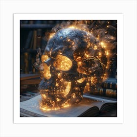 Magic Skull Art Print