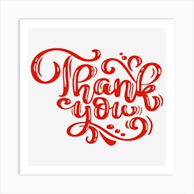 Thank You Art Print