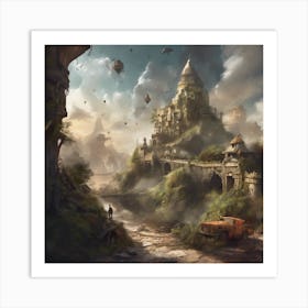 Fantasy Painting 16 Art Print