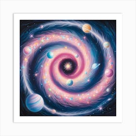 Spiral Galaxy Art Print