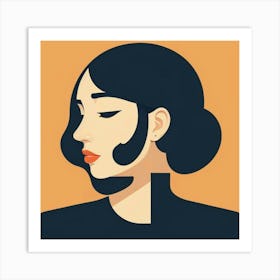 Portrait Of A Woman 4 Art Print