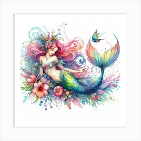 Mermaid 9 Art Print