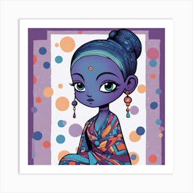 Asian Girl 12 Art Print