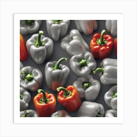 Red Peppers 4 Art Print