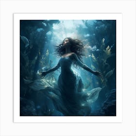 Water Goddess Art Print