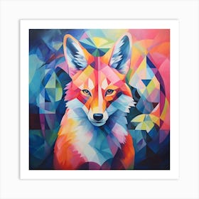 Fox portrait Art Print