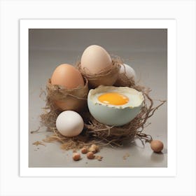 Eggs 1 Art Print