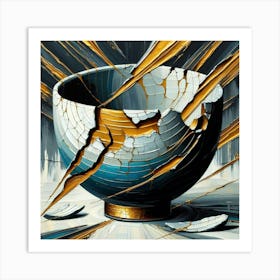 Broken Bowl 1 Art Print