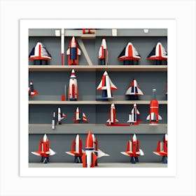 British Rockets Art Print