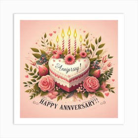 Happy Anniversary 1 Art Print