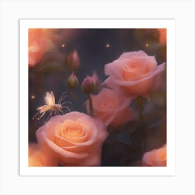 Fairy Roses 1 Art Print