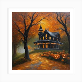 Haunted House 13 Art Print