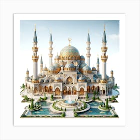 Ottaman Mosque Art Print