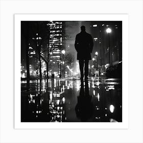 Night In Chicago Art Print