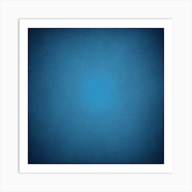 Blue Abstract Background Art Print