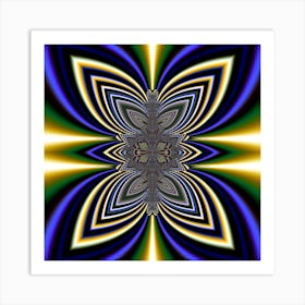 Abstract Artwork Fractal Background Art Print