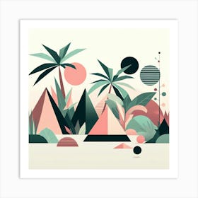 Tropical Landscape 1 Art Print