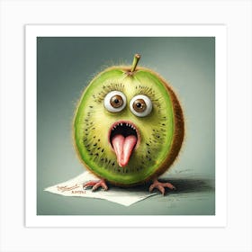 Kiwi Fruit 1 Art Print